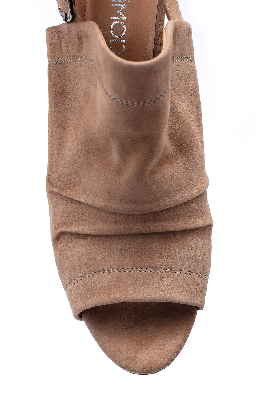Women's Open Toe Suede Heeled Shoes