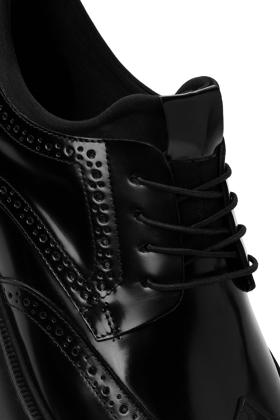 Men's Black Lace Up Leather Casual Shoes