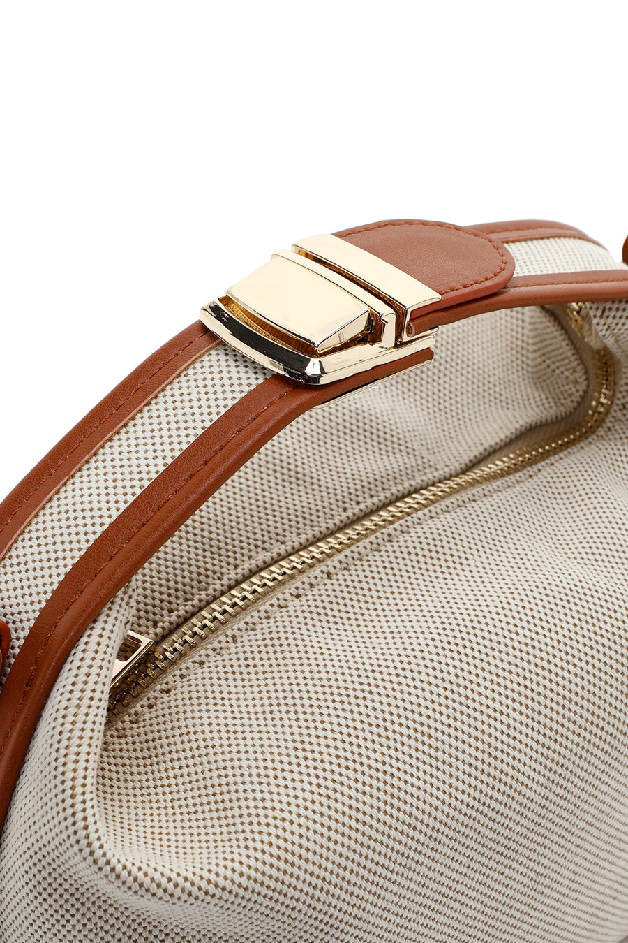 Women's Beige Long Strap Crossbody Bag