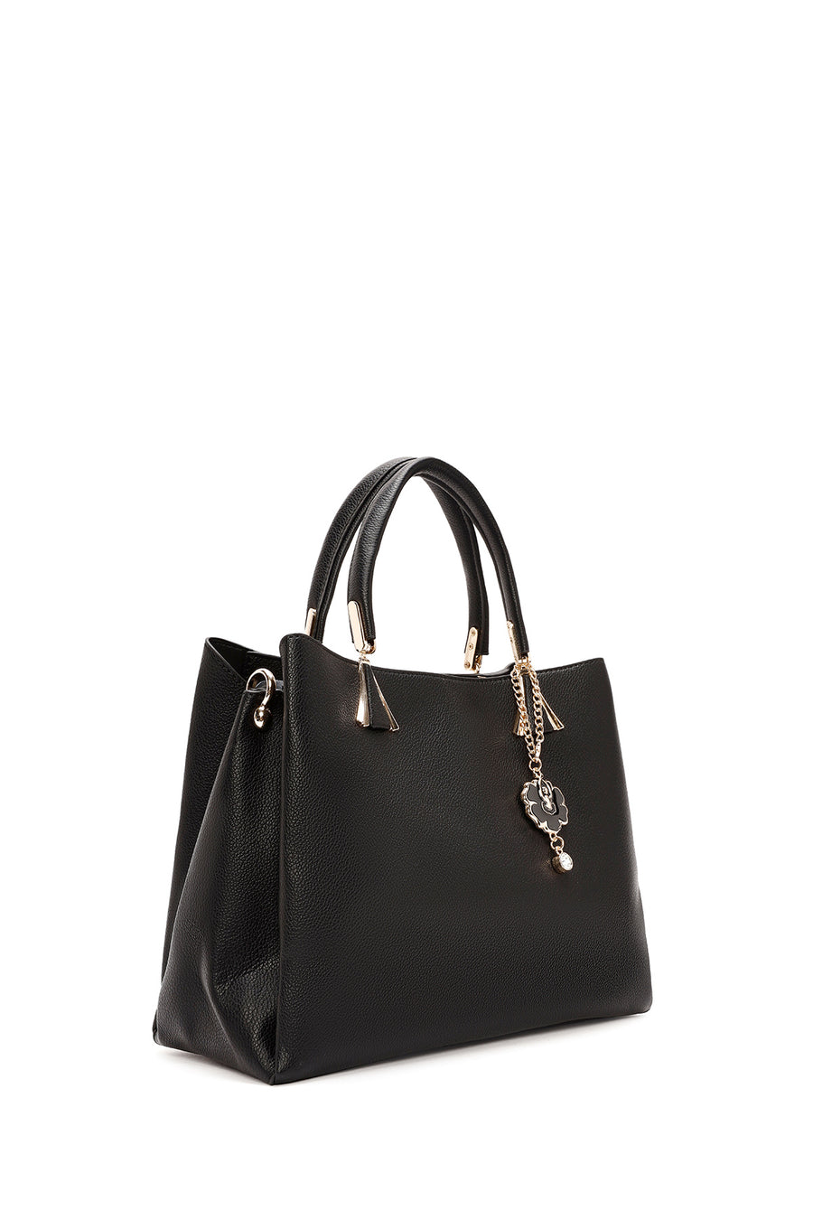 Women's Black Long Strap Accessory Handbag