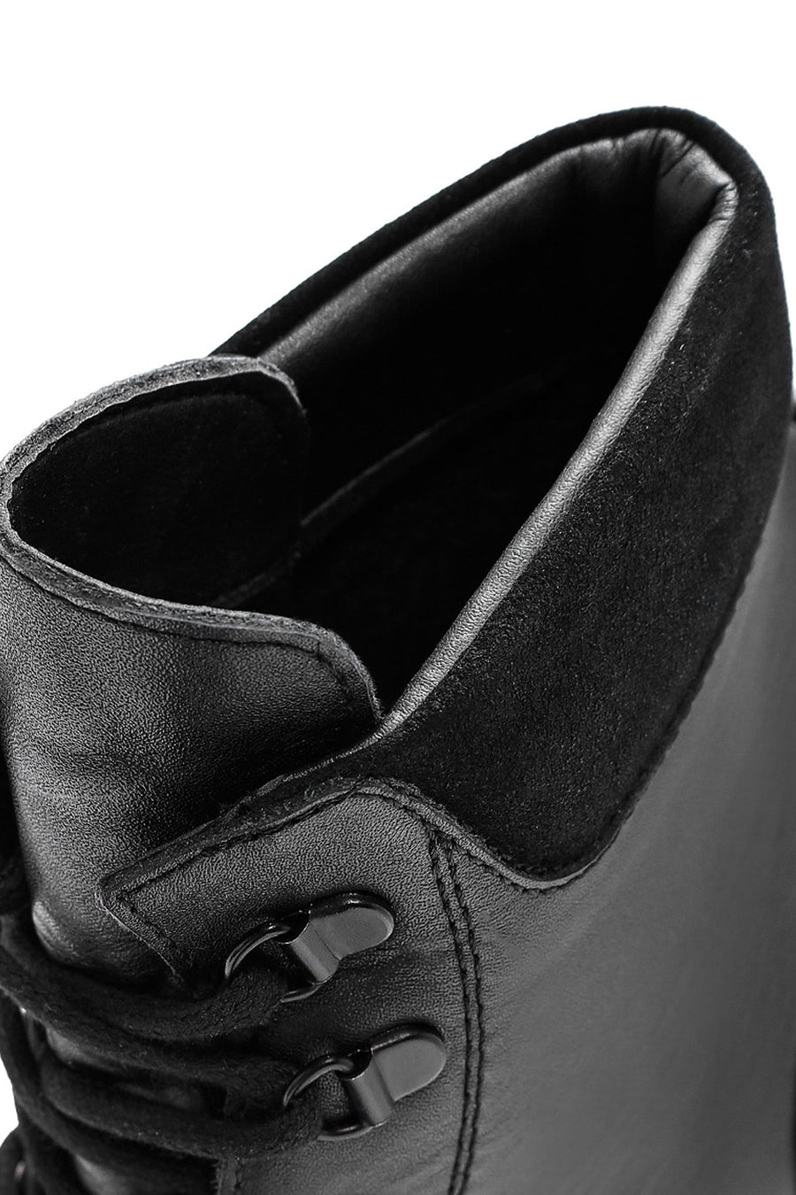 
Men's Black Lace-up Leather Boot
