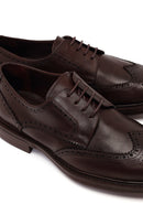 Male Brown Lace-up Leather Casual Shoes | Derimod