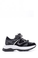 Erkek Süet Detaylı Deri Sneaker | Derimod