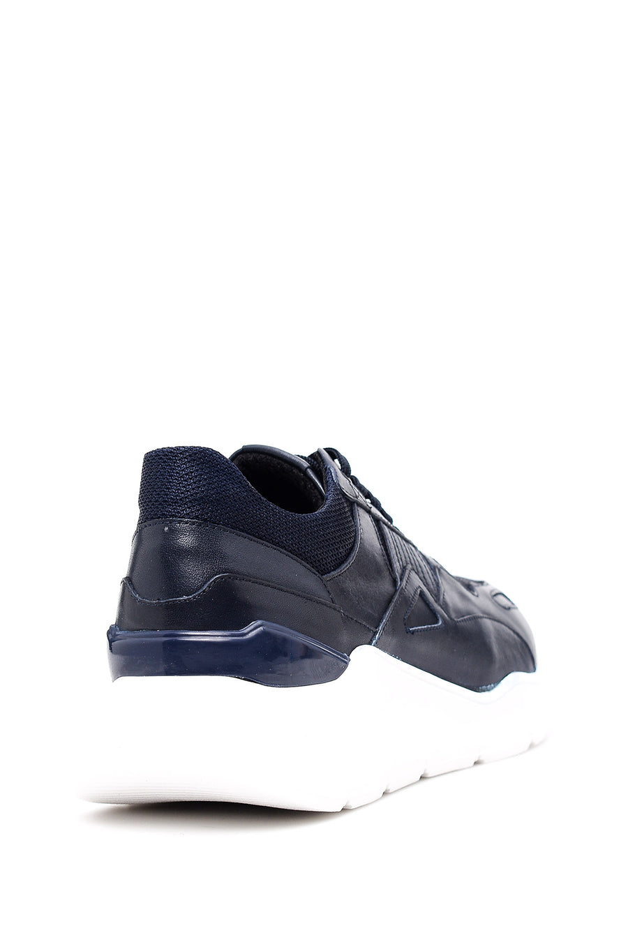 Erkek Yüksek Tabanlı Deri Sneaker