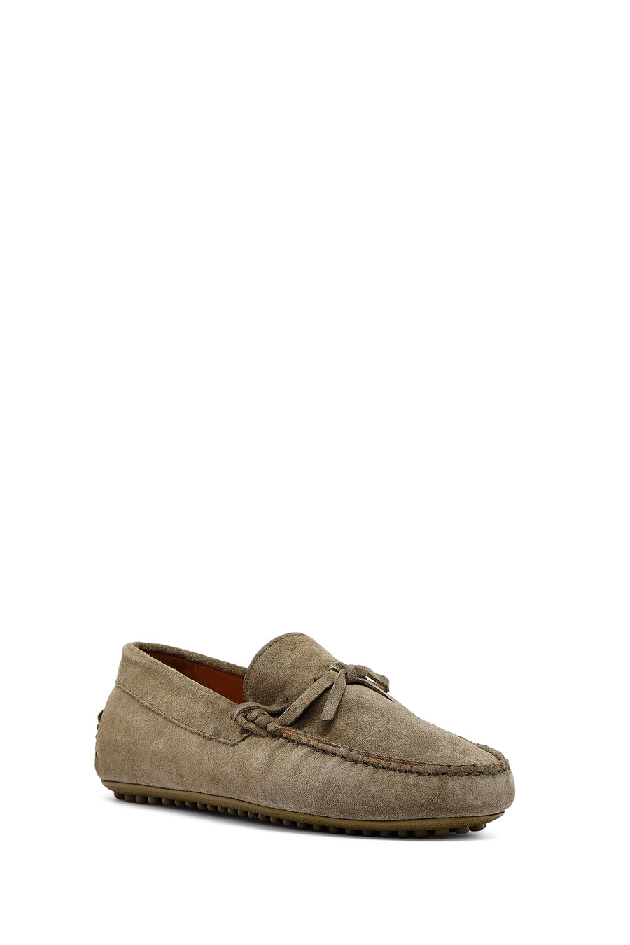 Men's Khaki Suede Leather Loafer