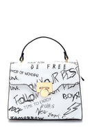 Women's Printed Shoulder Bag | Derimod