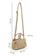 Woman Beige Long Strap Classic Shoulder Bag | Derimod