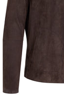 Clint Men's Brown Suede Double-Sided Leather Jacket | Derimod
