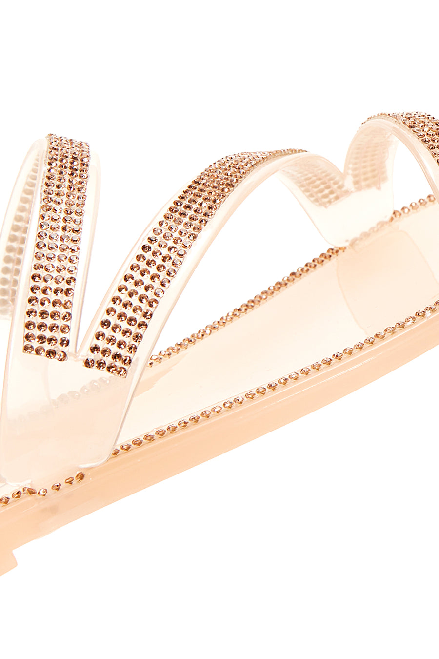 Women's Pink Jelly Stone Slippers