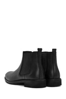 Men's Black Leather Casual Chelsea Boots | Derimod