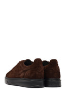 Men's Brown Lace-Up Suede Leather Sneakers | Derimod