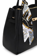 Woman Black Long-Strap Accessorized Classic Shoulder Bag | Derimod