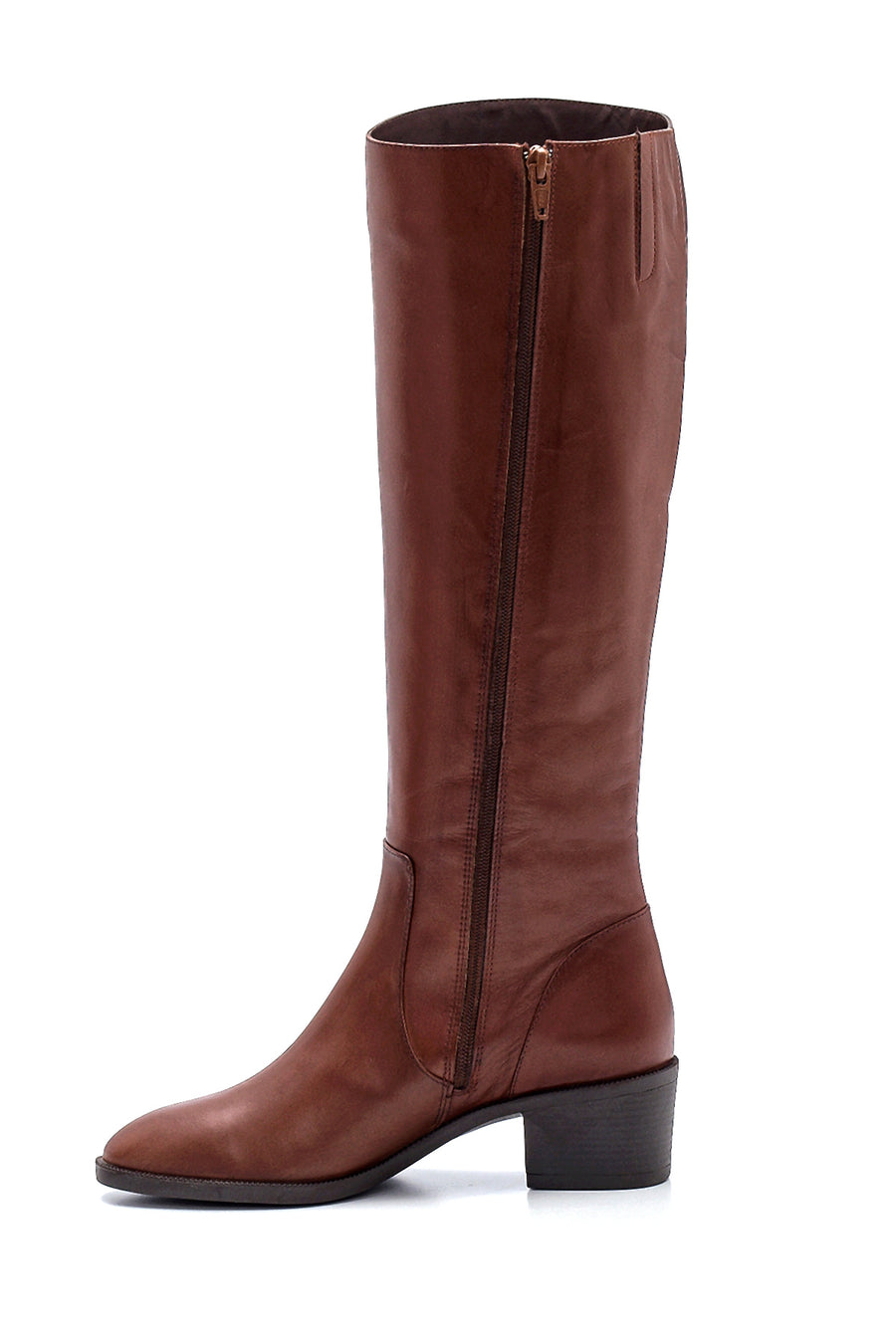 Women's Leather Heeled Boots