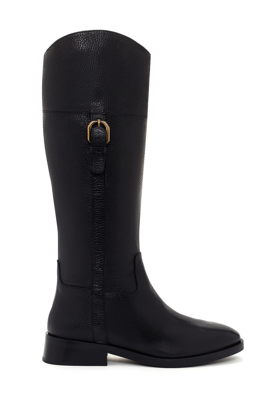 Geox Women's Black Tormalina Zippered Leather Heeled Boots D36VBG00046C9999 | Derimod