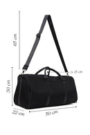 Unisex Black Long-Strap Trip Bag | Derimod