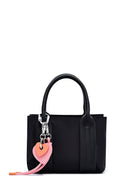 Women's Black Long Strap Accessory Fabric Handbag | Derimod