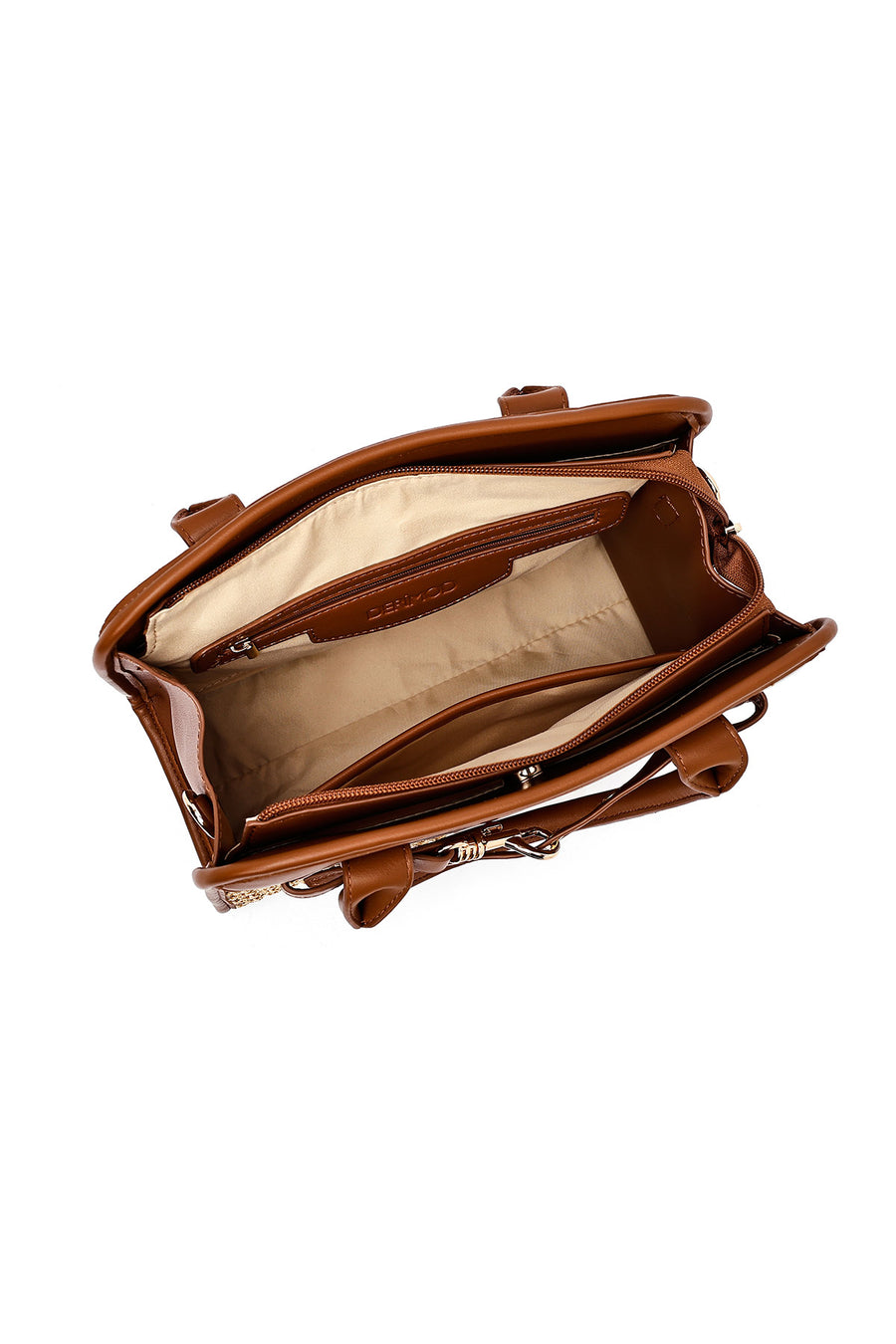 Woman Brown Long Shoulder Bag