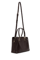 Woman Brown Classic Shoulder Bag with Long Strap | Derimod