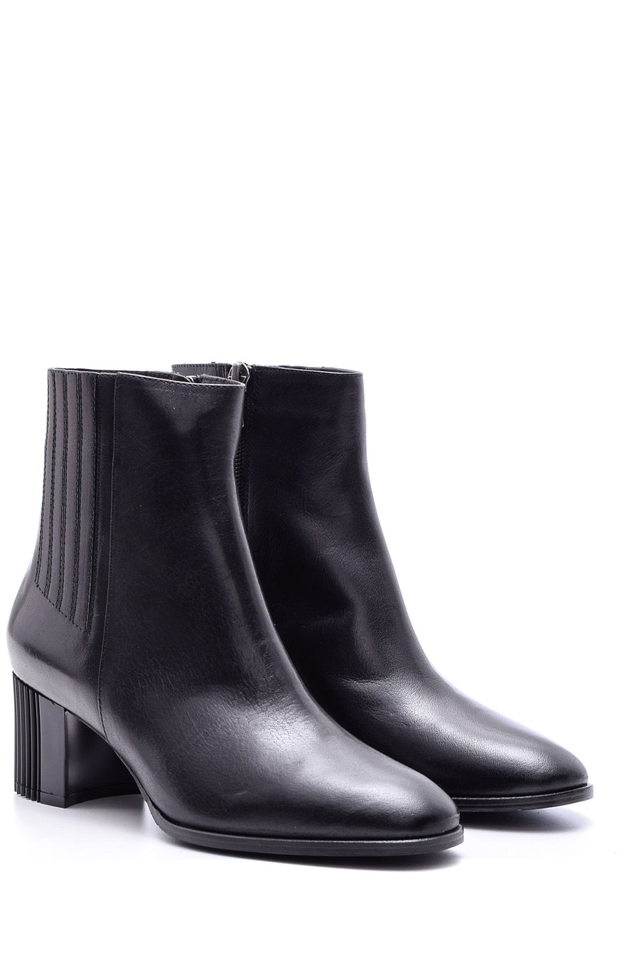 Women's Heeled Leather Boots