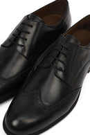 Men's Black Laced Leather Classic Shoes | Derimod