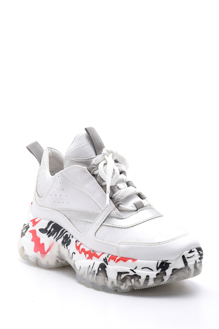 Women's Transparent Sole Detailed Sneaker