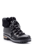 Women's Leather Feather Detailed Boots | Derimod
