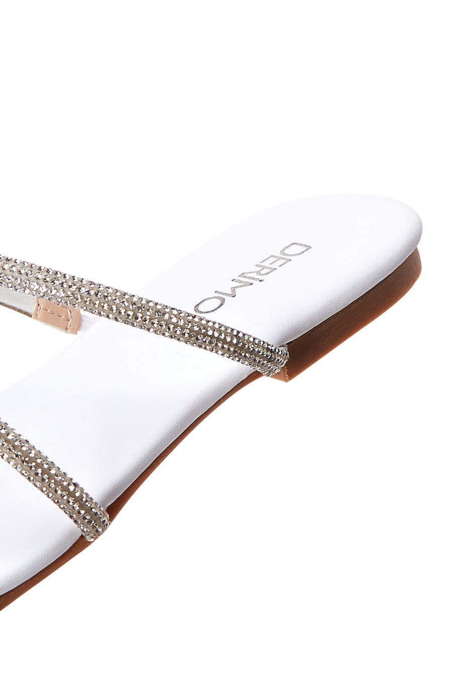 Women's Silver Stone Derimod X Whenever Company Flat Slippers