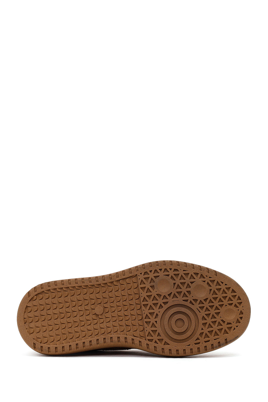 Kadın Taba Bağcıklı Kalın Tabanlı Süet Deri Sneaker