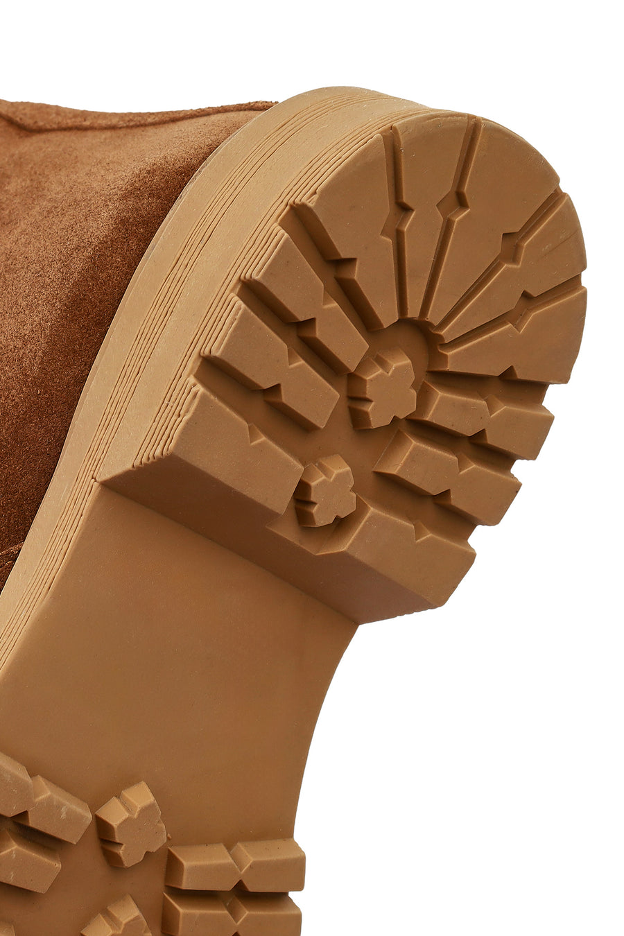Women's Tan Suede Leather Boots