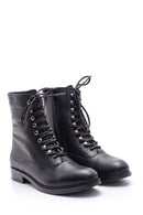 Women's Leather Lace-up Boots | Derimod