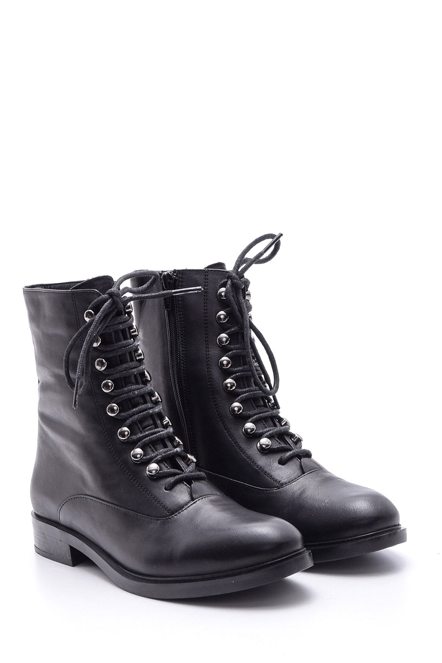 Women's Leather Lace-up Boots