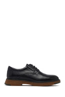 Male Black Lace-up Leather Casual Shoes | Derimod