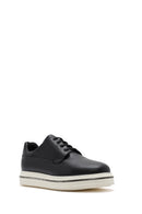 Men's Black Lace-up Leather Casual Shoes | Derimod