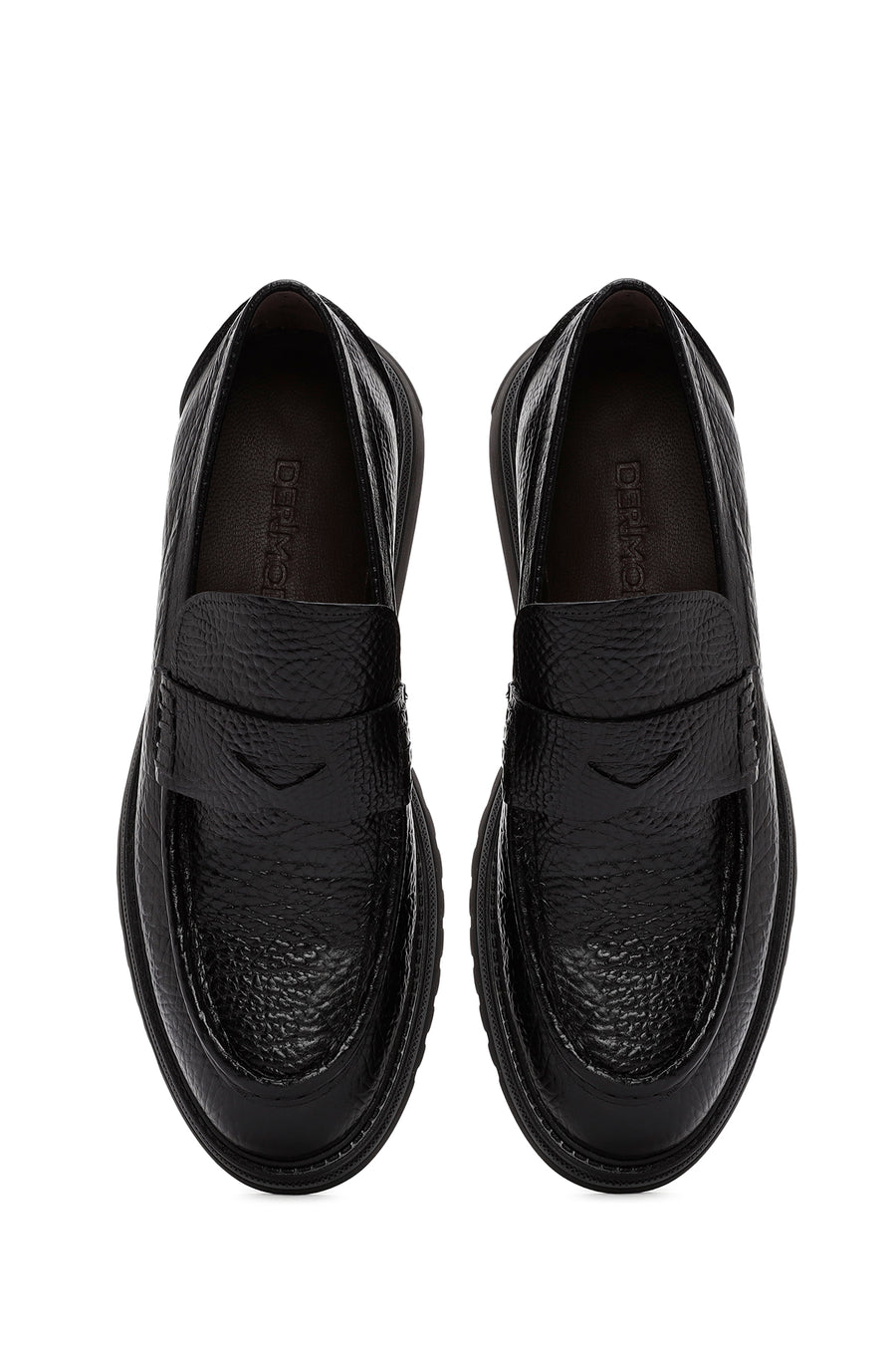 Erkek Siyah Deri Casual Loafer