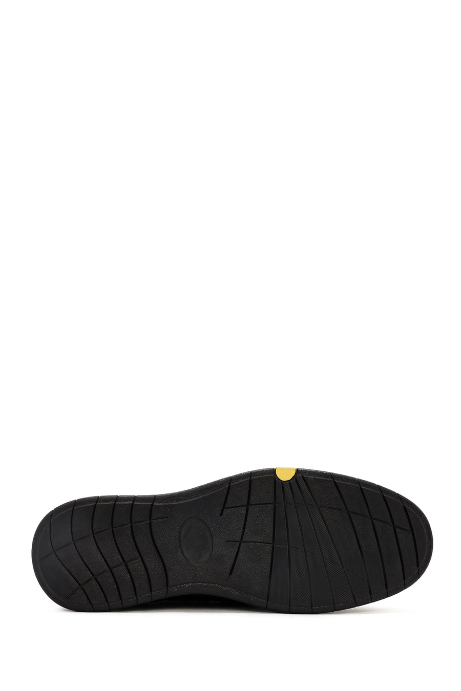 Men's Black Lace-up Leather Casual Shoes