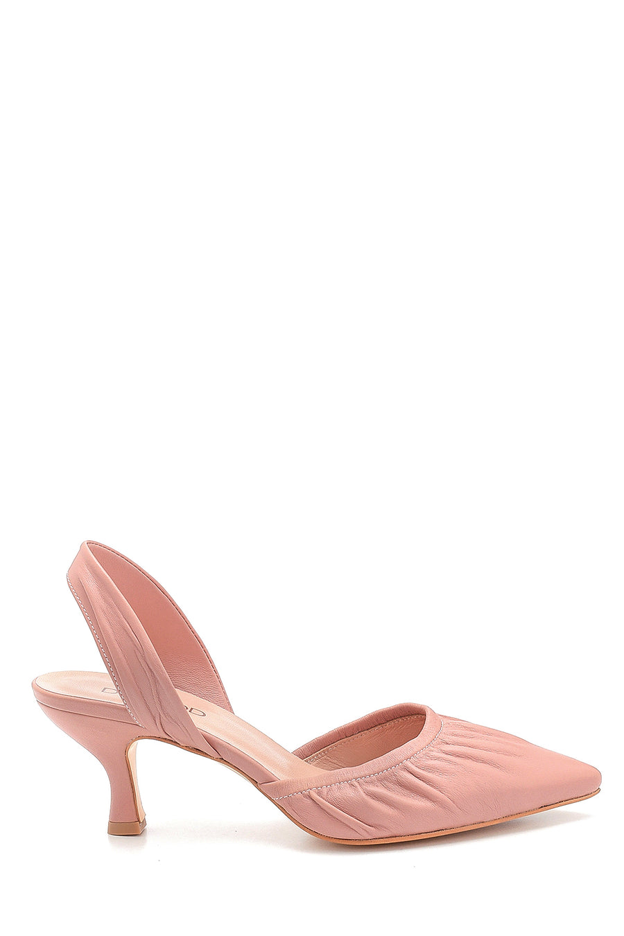 Women's Leather Heeled Sandals 21SFD131018 | Derimod