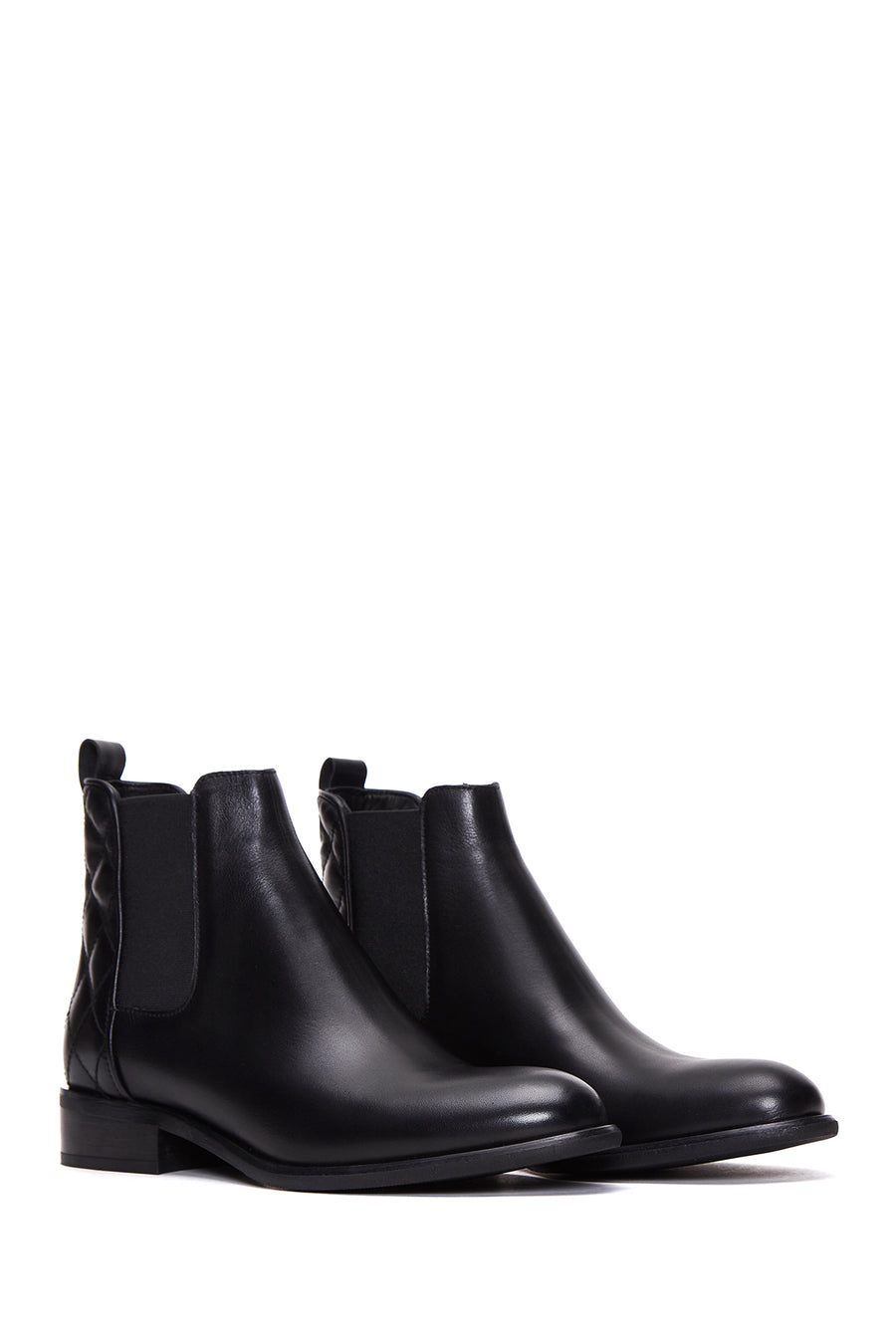 Women's Black Leather Boots