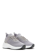 Kadın Gri Kalın Tabanlı Kumaş Sneaker | Derimod