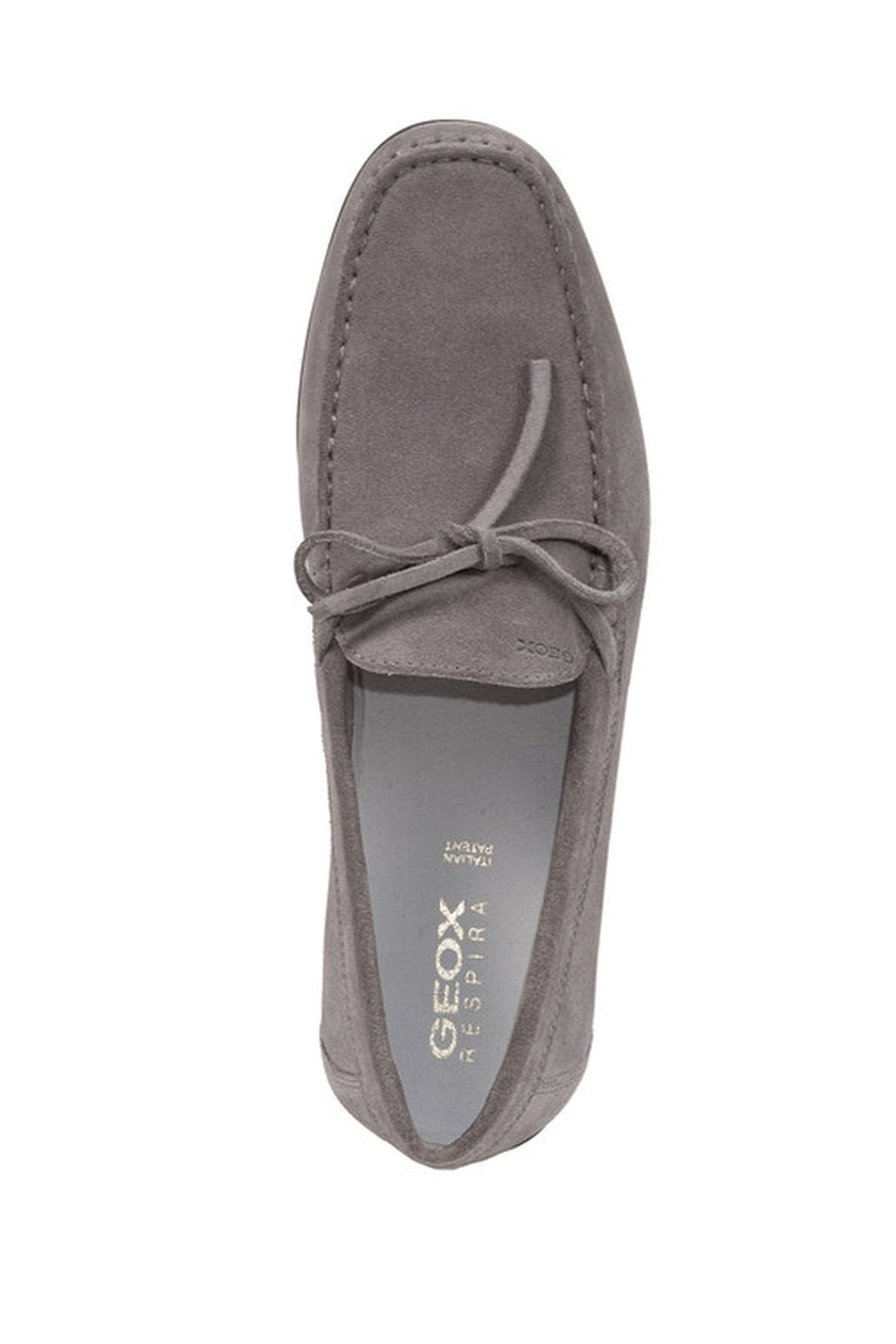 Geox Men's Gray U Ascanio Suede Leather Casual Loafer