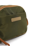 Woman Khaki Fabric Crossbody Bag | Derimod