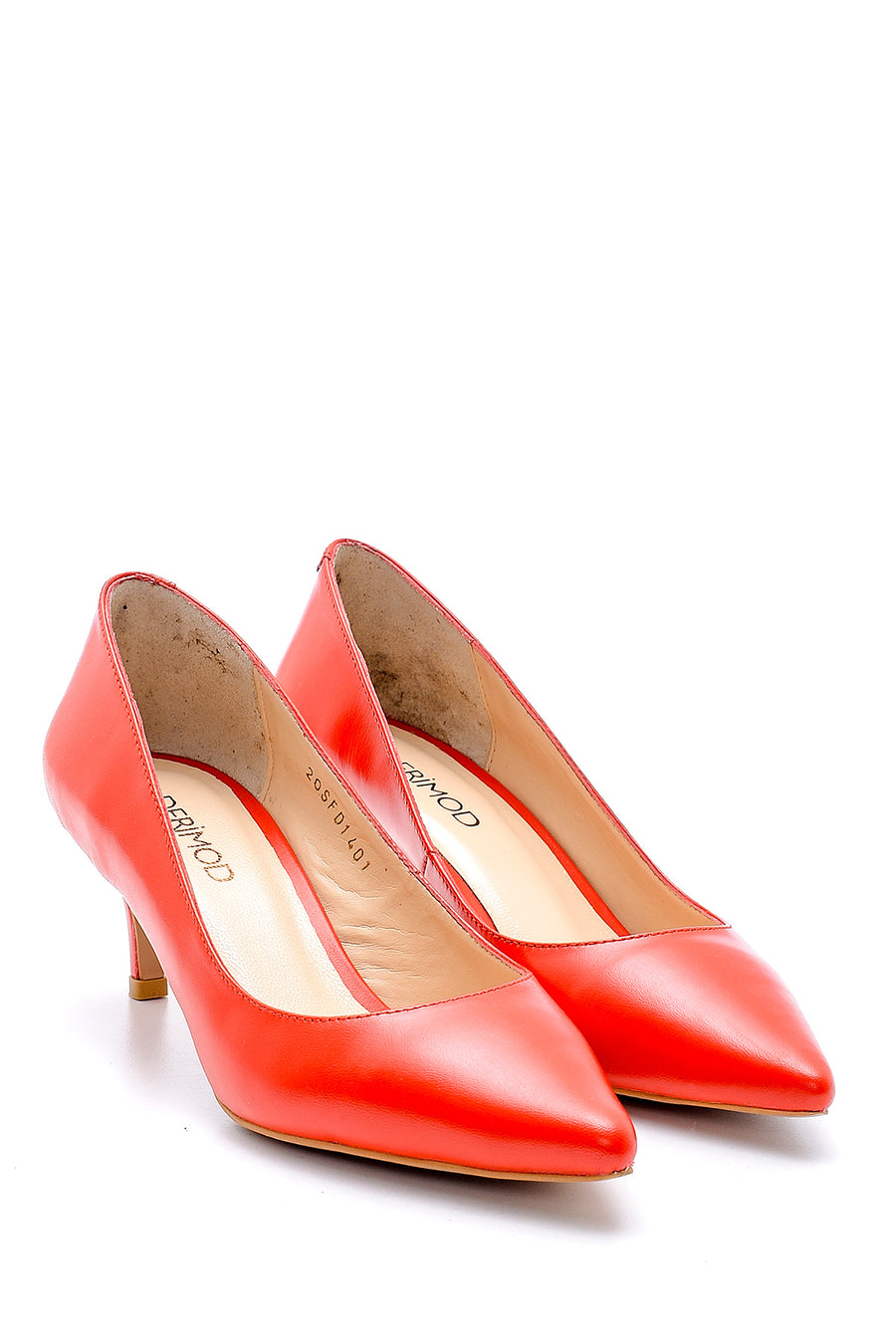 Women's Leather Heeled Shoes