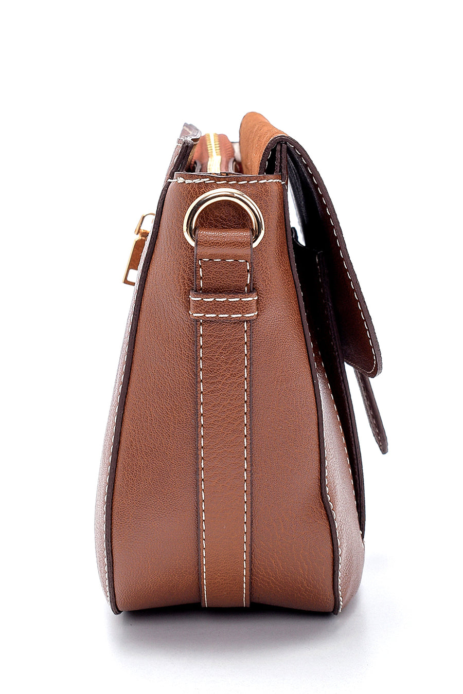Women's Buckle Detailed Crossbody Bag