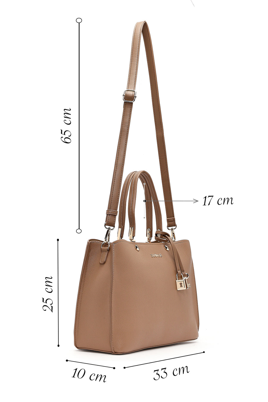 Women's Mink Long Strap Classic Handbag