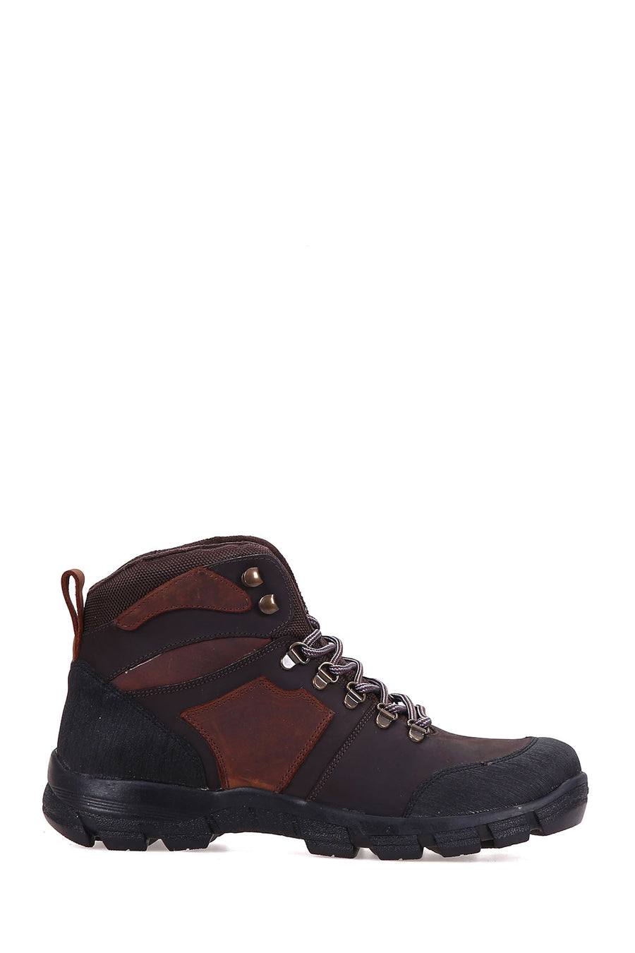 Lace-Up Men's Leather Boots 18WFD3363V3 | Derimod