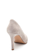 Women's Suede Leather Heeled Shoes | Derimod