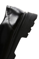 Women's Black Lace-Up Leather Casual Shoes | Derimod