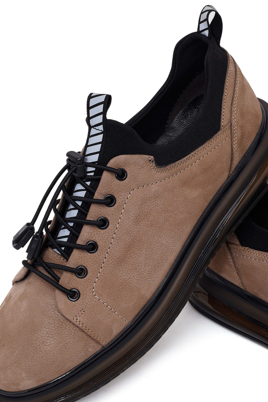 Male Mink Lace-Up Suede Casual Sneaker