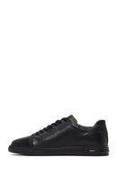 Men's Black Lace Up Leather Sneakers | Derimod
