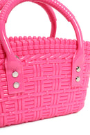 Women's Pink Long Strap Mini Jelly Handbag | Derimod