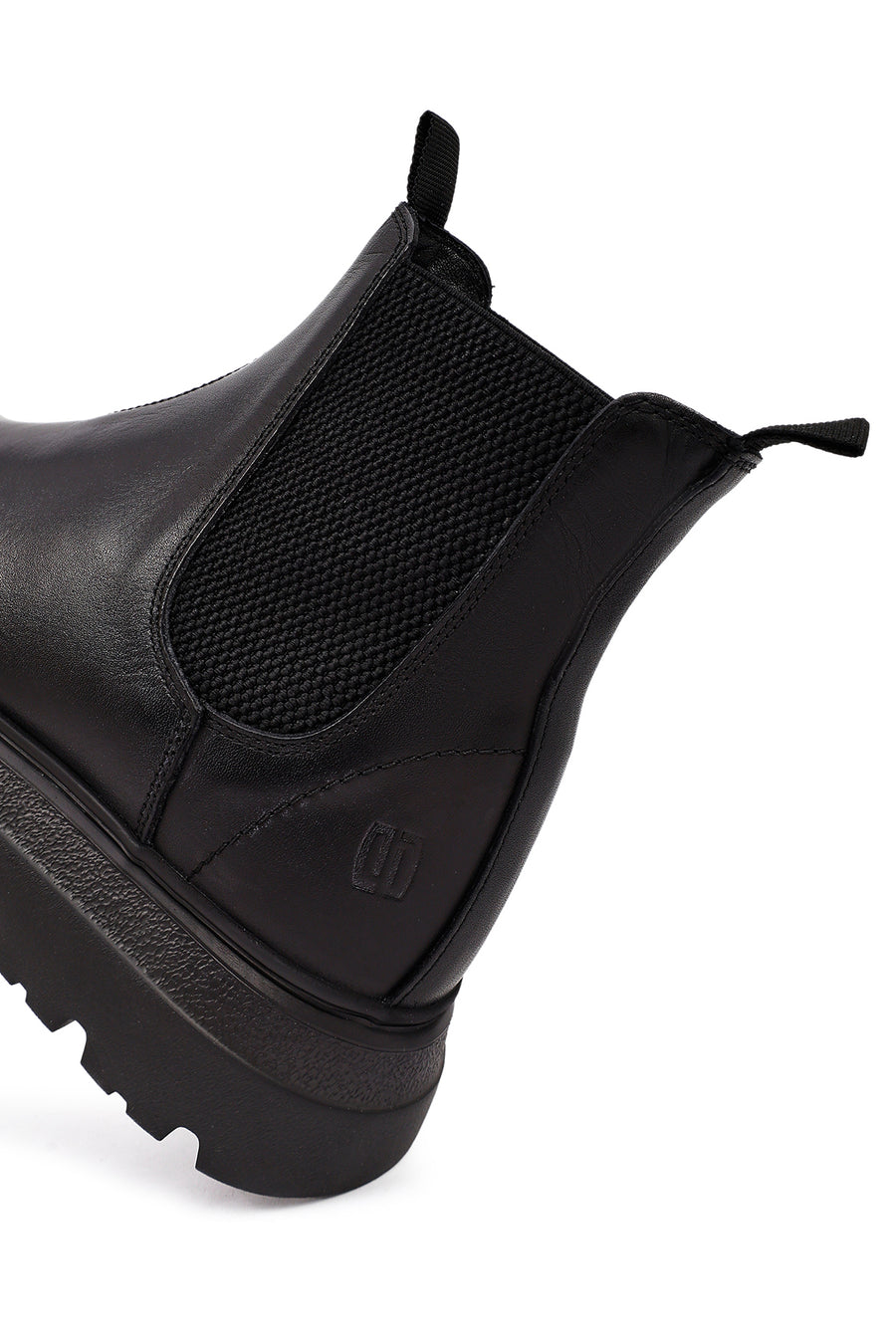 Male Black Leather Chelsea Boots